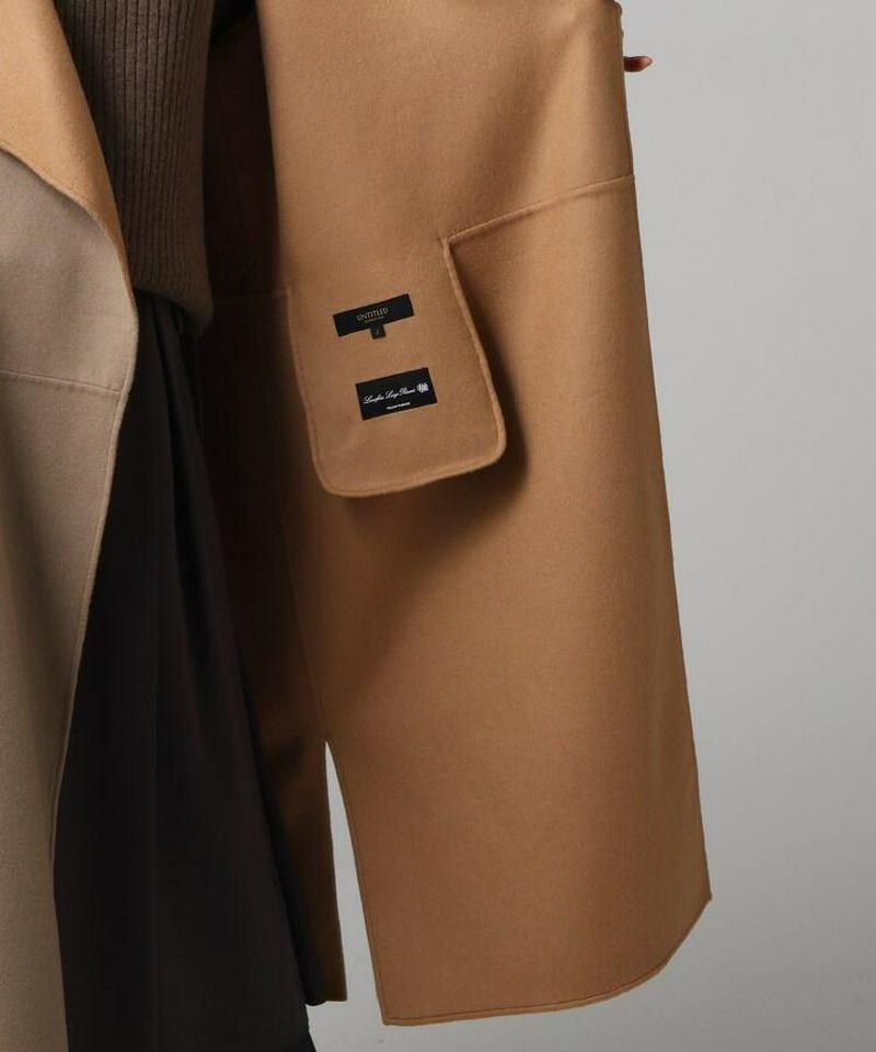 [L]アンゴラ混リバーコート