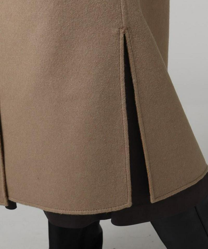 [L]アンゴラ混リバーコート