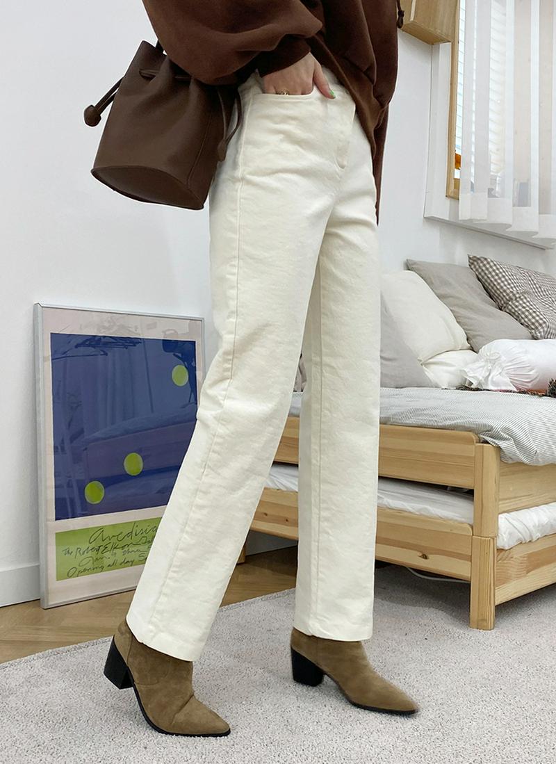 裏起毛シークレットゴムパンツ・全3色