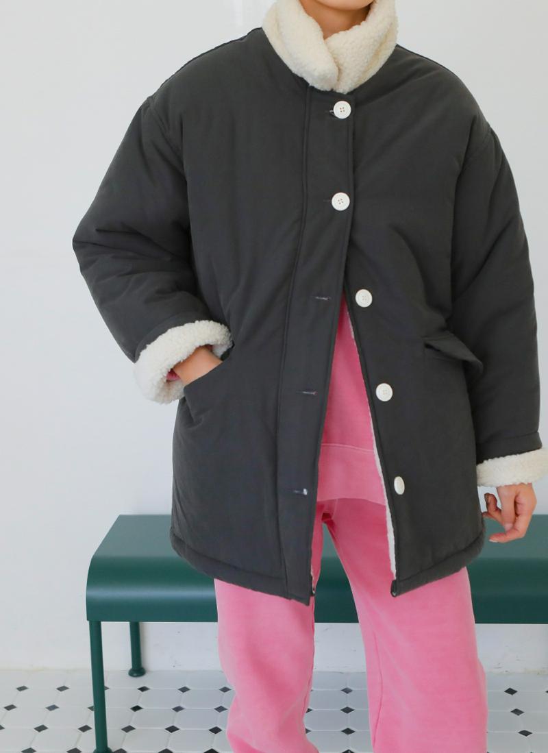 ボアライニング中綿ジャケット