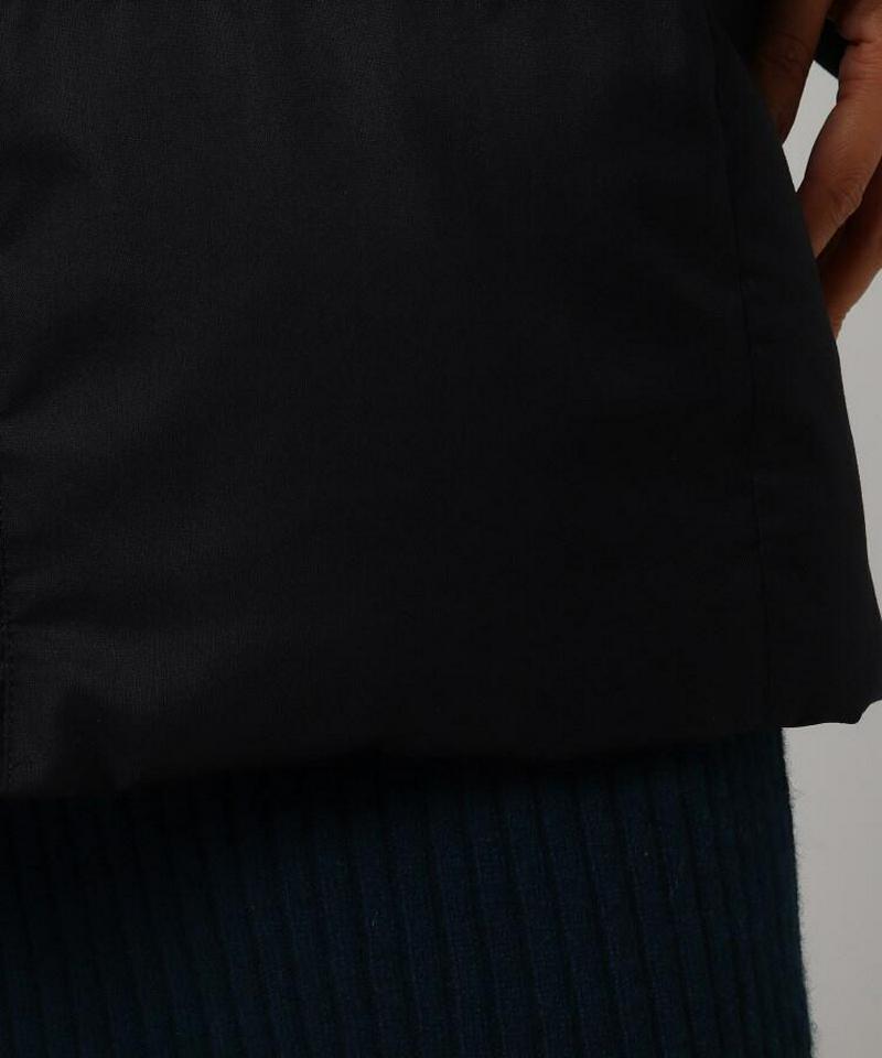 [L]【撥水】メリノセタシルクファーダウンコート