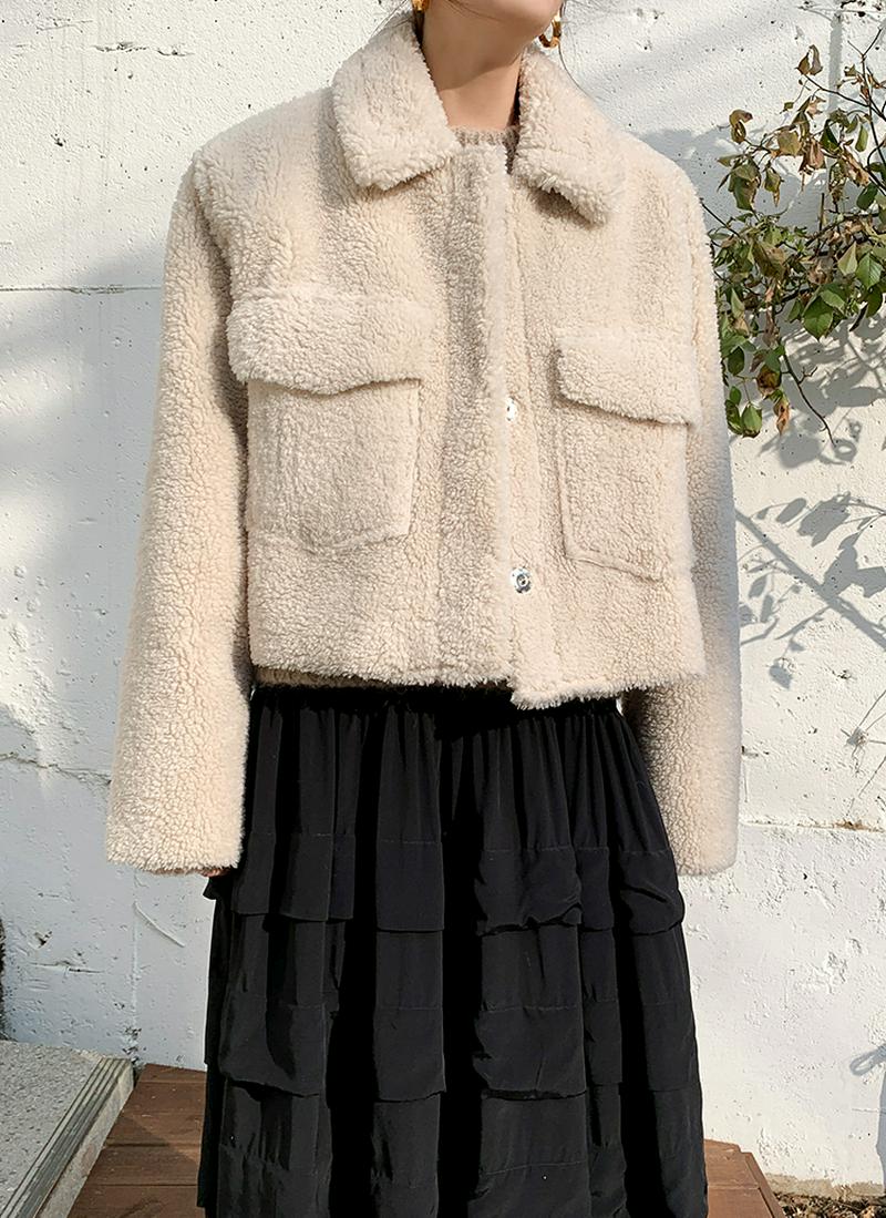 フラップポケットショートボアジャケット