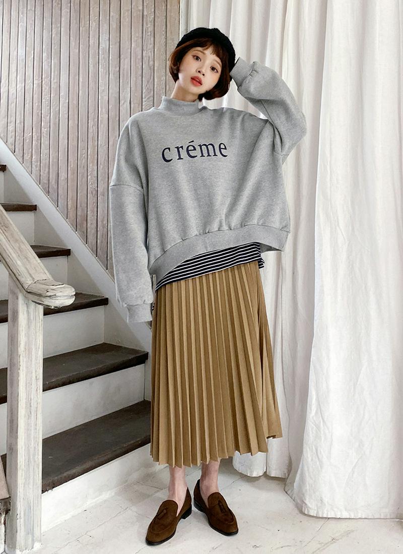 裏起毛crèmeスウェット・全3色