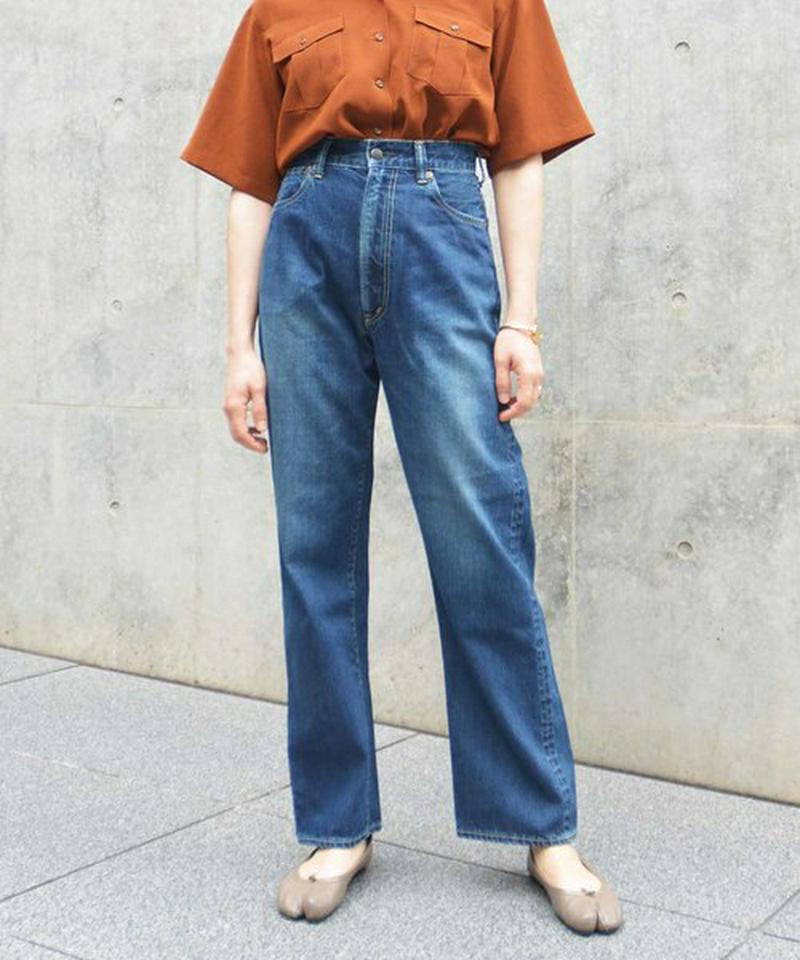 SWELL VINTAGE × Attick by Johnbull コラボレーションハイウエストジーンズ