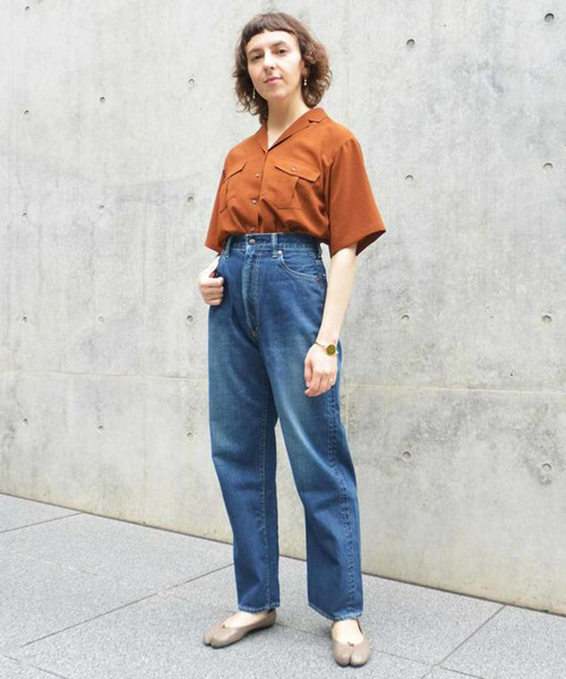 SWELL VINTAGE × Attick by Johnbull コラボレーションハイウエストジーンズ