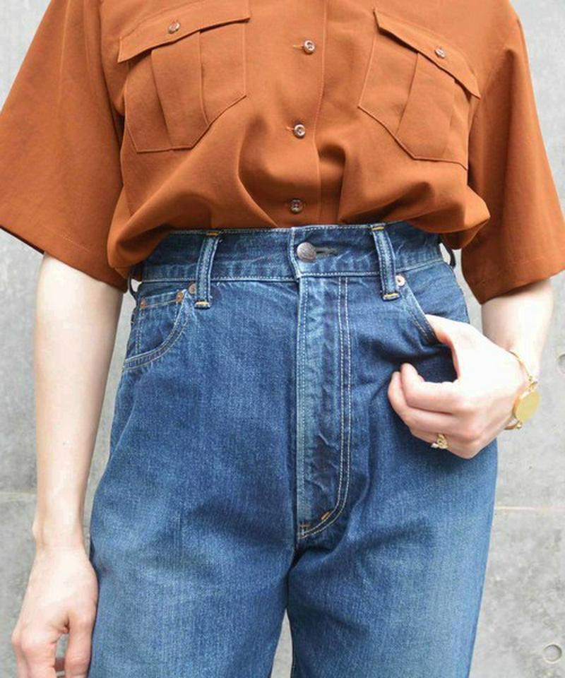 SWELL VINTAGE × Attick by Johnbull コラボレーションハイウエストジーンズ