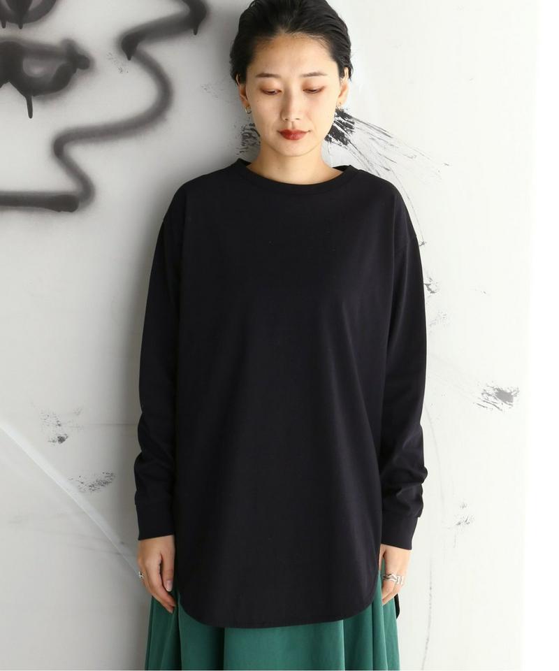 《追加》プレミアムコットン ラウンドヘム ロンTee◆2