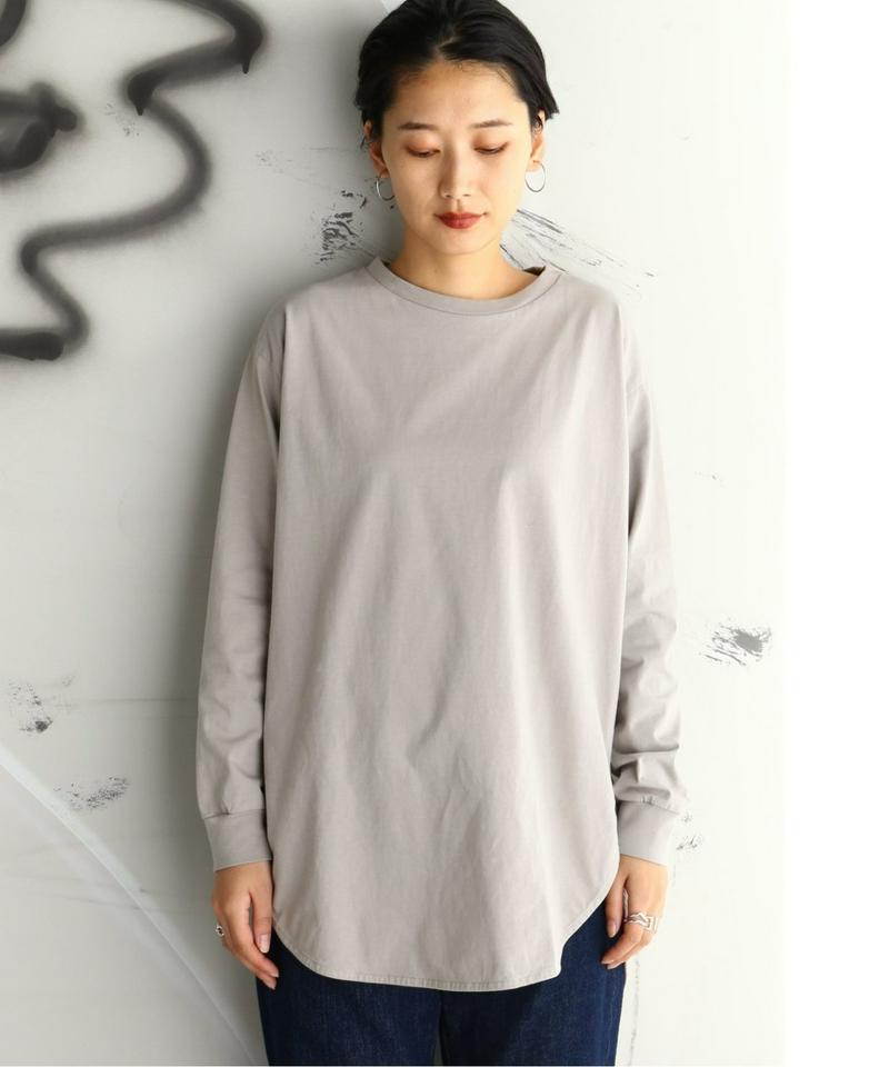《追加》プレミアムコットン ラウンドヘム ロンTee◆2