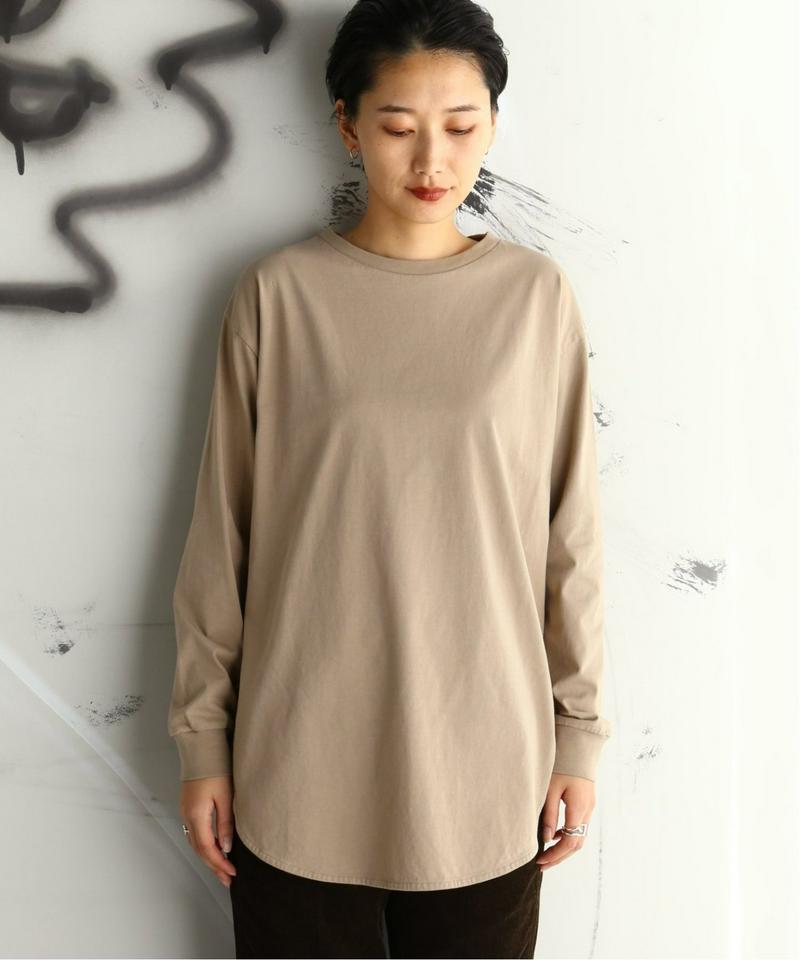《追加》プレミアムコットン ラウンドヘム ロンTee◆2