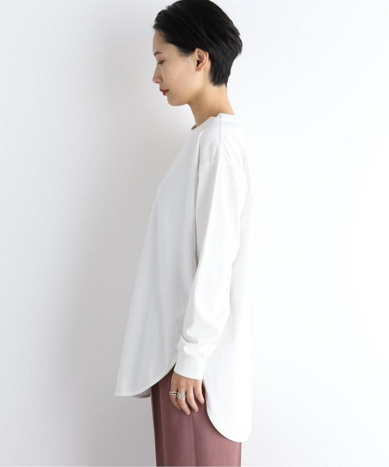 《追加》プレミアムコットン ラウンドヘム ロンTee◆2