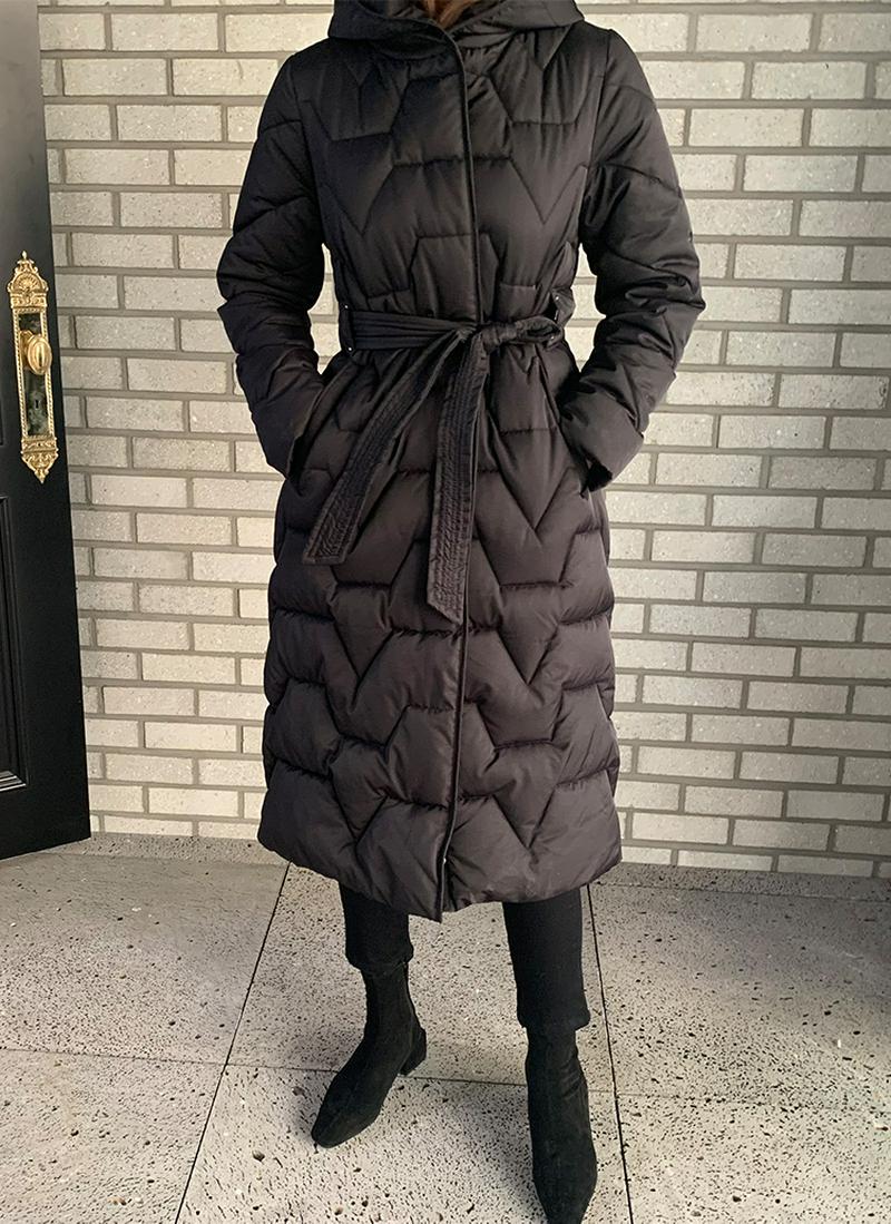 ストラップ付ロングウェルロンジャケット