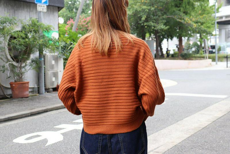 3カラードルマンニット T68002 【monicaselect】Tシャツ　半袖　トップス