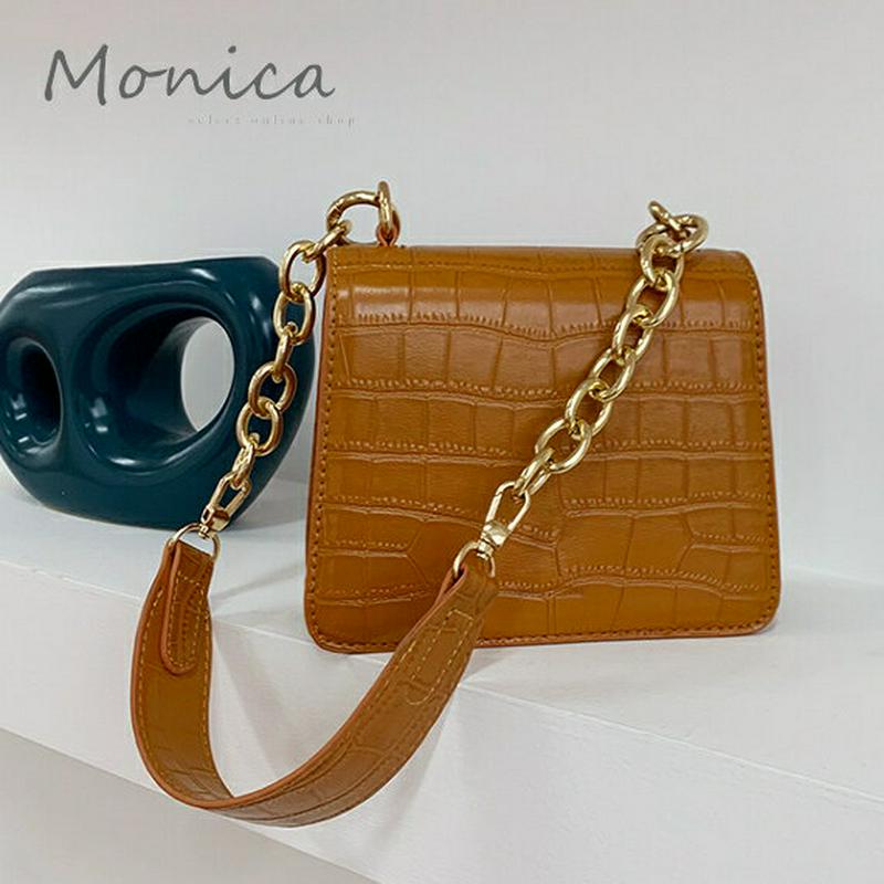 2カラーチェーンバッグ BG18 【monicaselect】　モニカセレクト　レディースファッション　韓国ファッション　プチプ