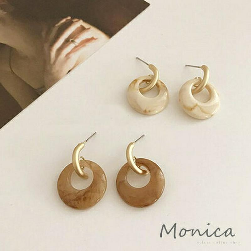3カラーリングピアス 【monicaselect】 monicaselect　モニカセレクト　レディースファッション　韓国ファッ