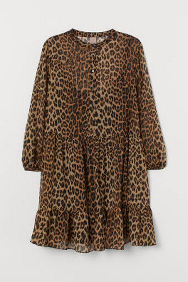 H&M+ シフォンワンピース