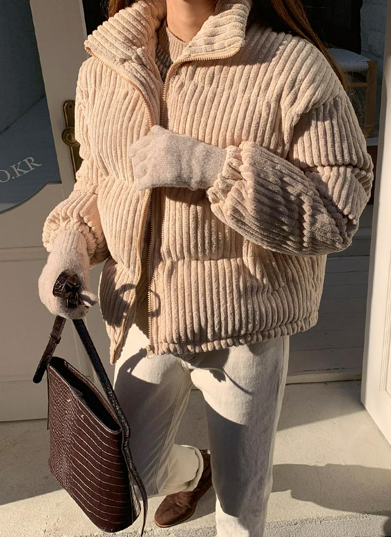 スリットポケット中綿ジャケット