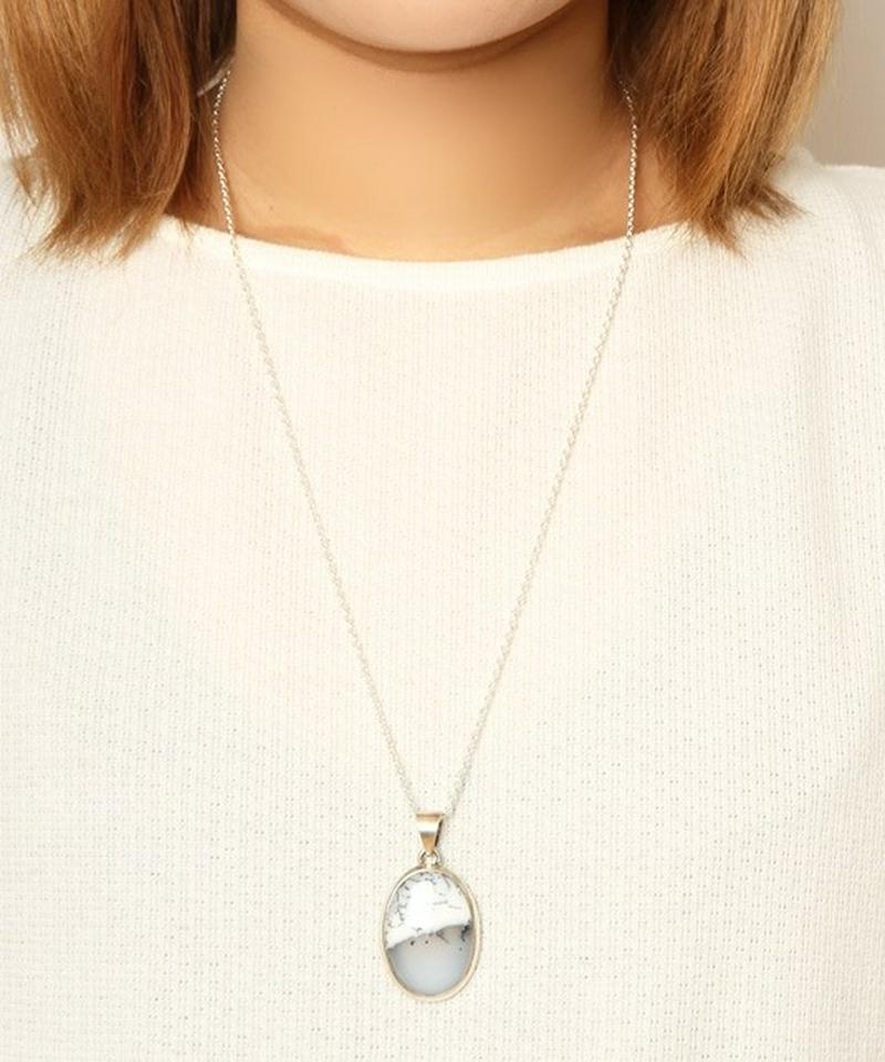 【フランス買付】デントリティックアゲートネックレス