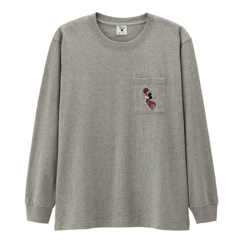 コットンクルーネックT(長袖)Disney3