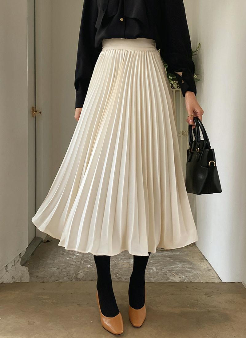 シフォンプリーツスカート・全色