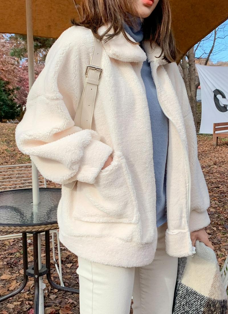 カラーボアジャケット