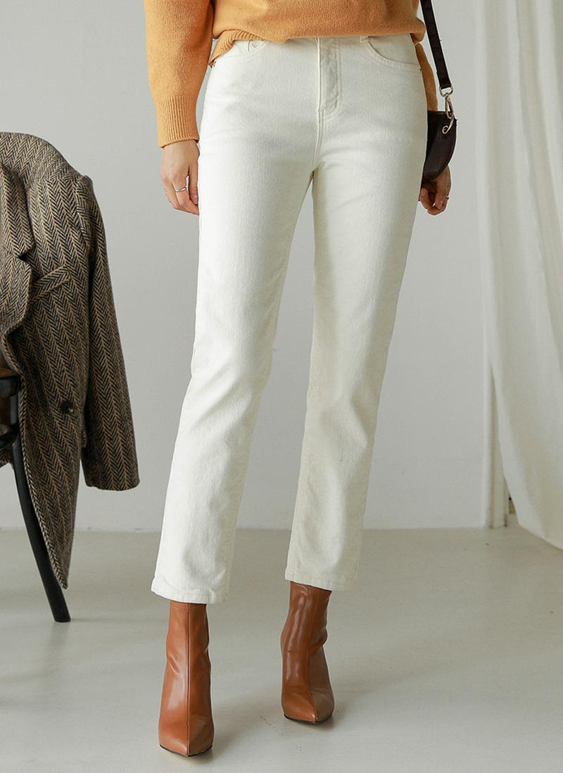 裏起毛テーパードパンツ