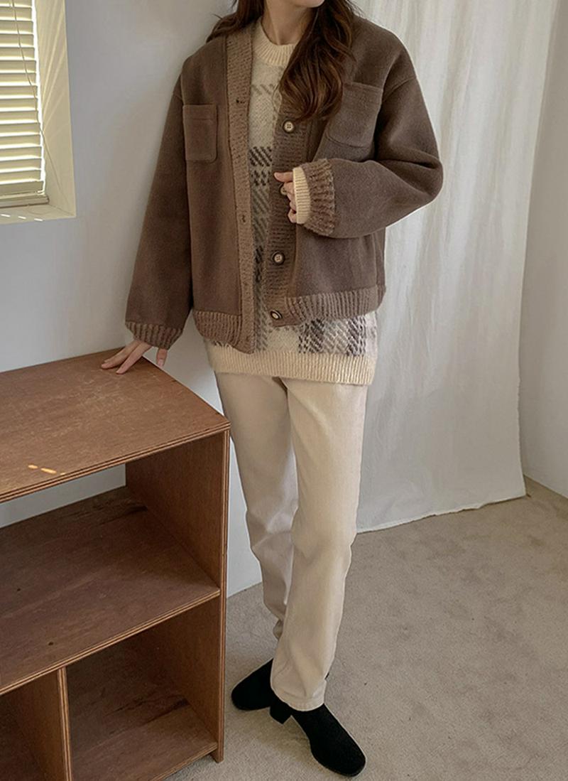 ノーカラーシングルジャケット