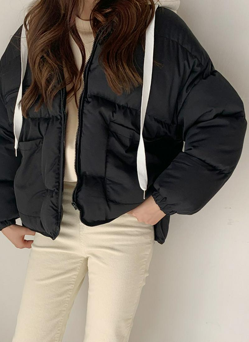 配色フードウェルロンジャケット