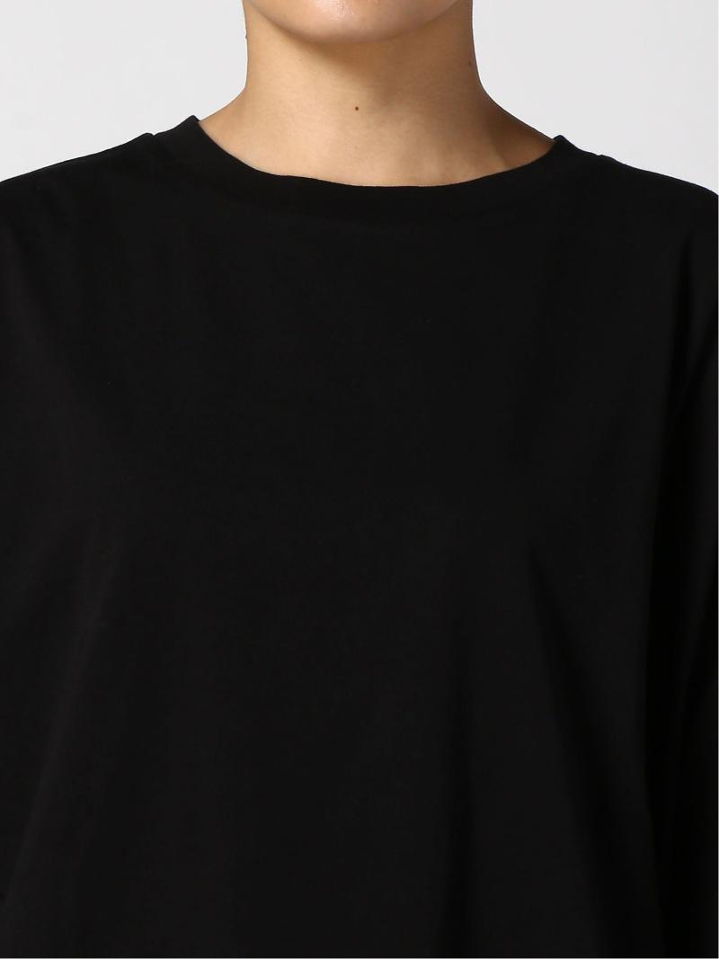 (W)プレミアムコットン ラウンドヘム L/Tee