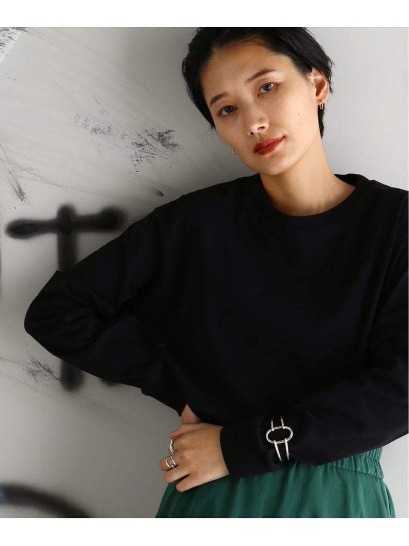 (W)プレミアムコットン ラウンドヘム L/Tee