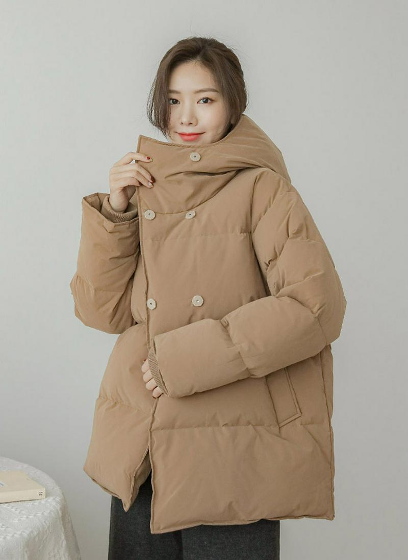 ダックダウンハイネックジャケット