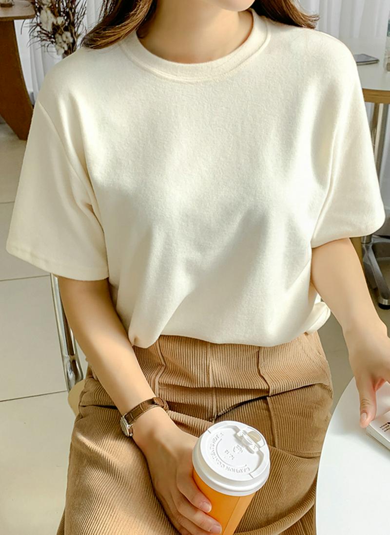 起毛ウォーム半袖Tシャツ