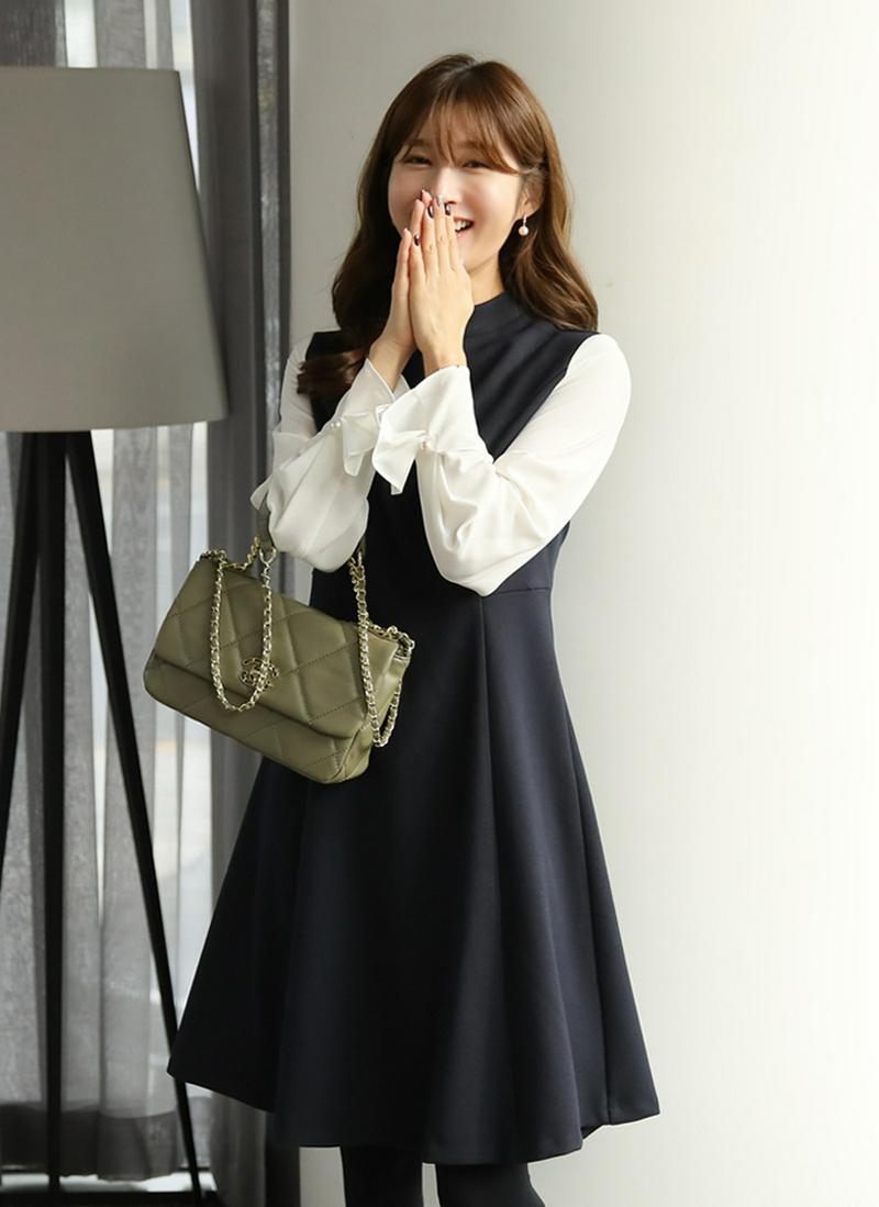 フェイクレイヤードワンピース