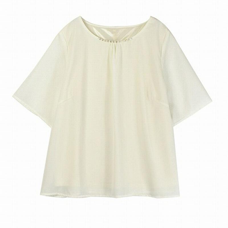 【１０％ＯＦＦクーポン対象】シアーチェックブラウス【ＬＬ～５Ｌ】