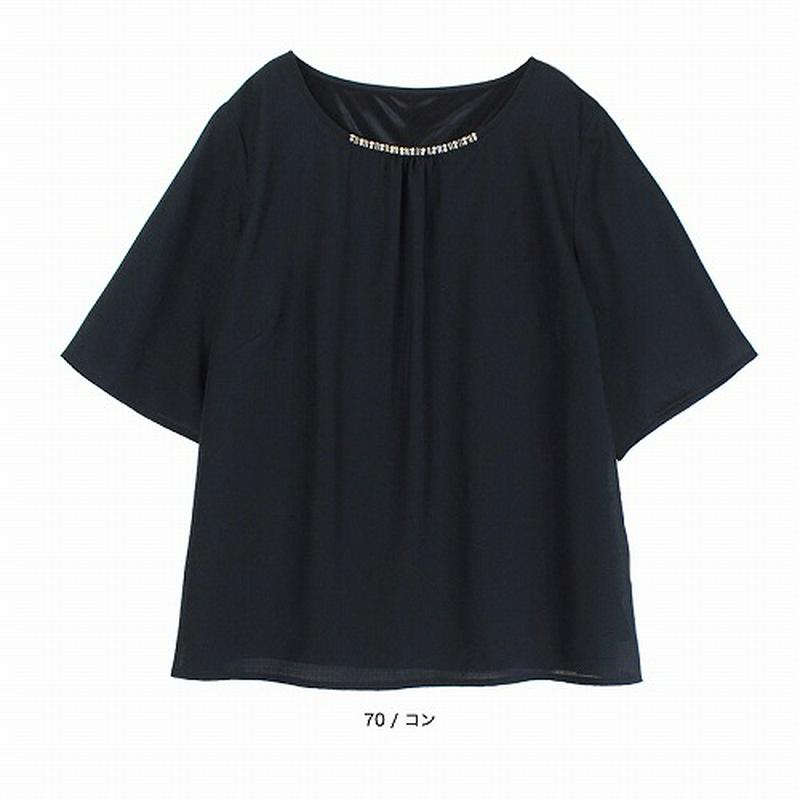【１０％ＯＦＦクーポン対象】シアーチェックブラウス【ＬＬ～５Ｌ】