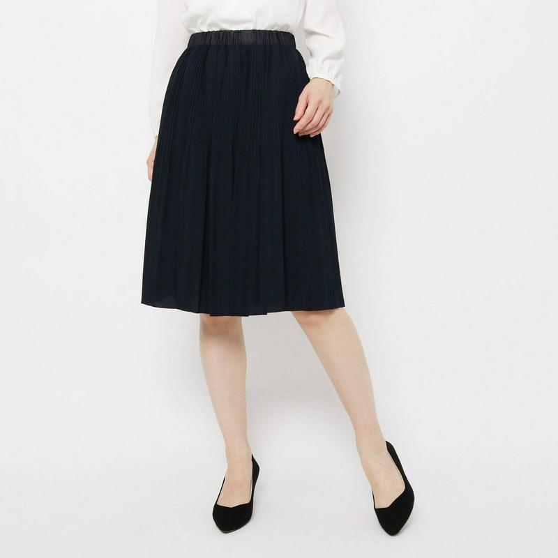 【入卒・ＷＥＢ限定サイズあり】楽ちんキレイ見えプリーツスカート