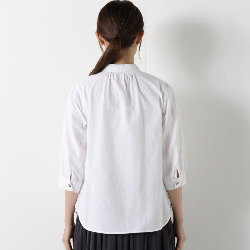 シルケット加工でしなやかな肌触りコットンダンガリーシャツ【Ｍ～４Ｌ】