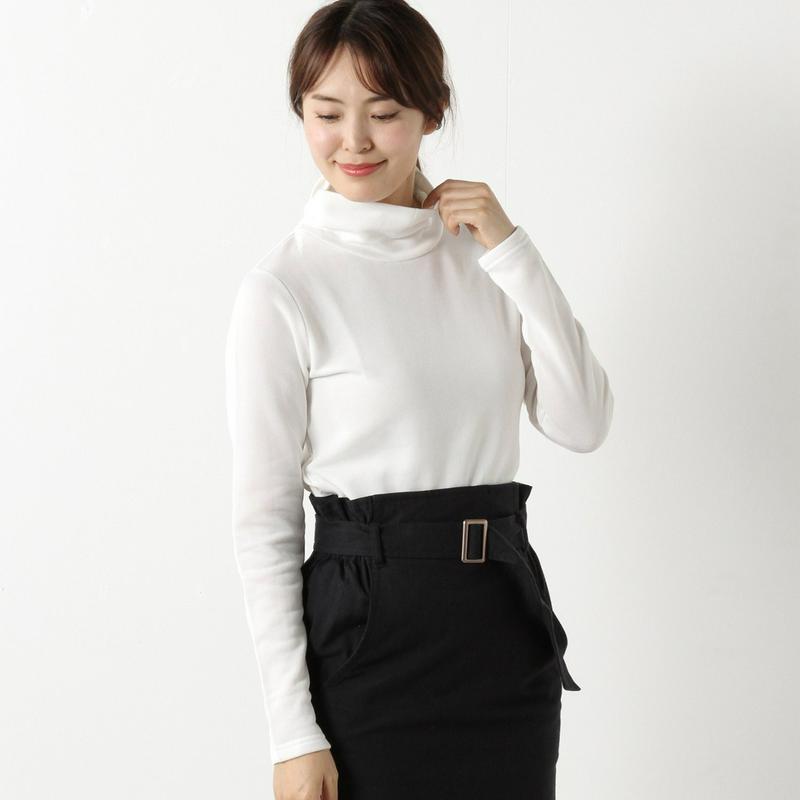 ストレッチ裏起毛無地クシュＴシャツ