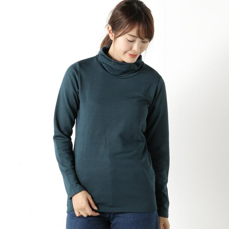 ストレッチ裏起毛無地クシュＴシャツ