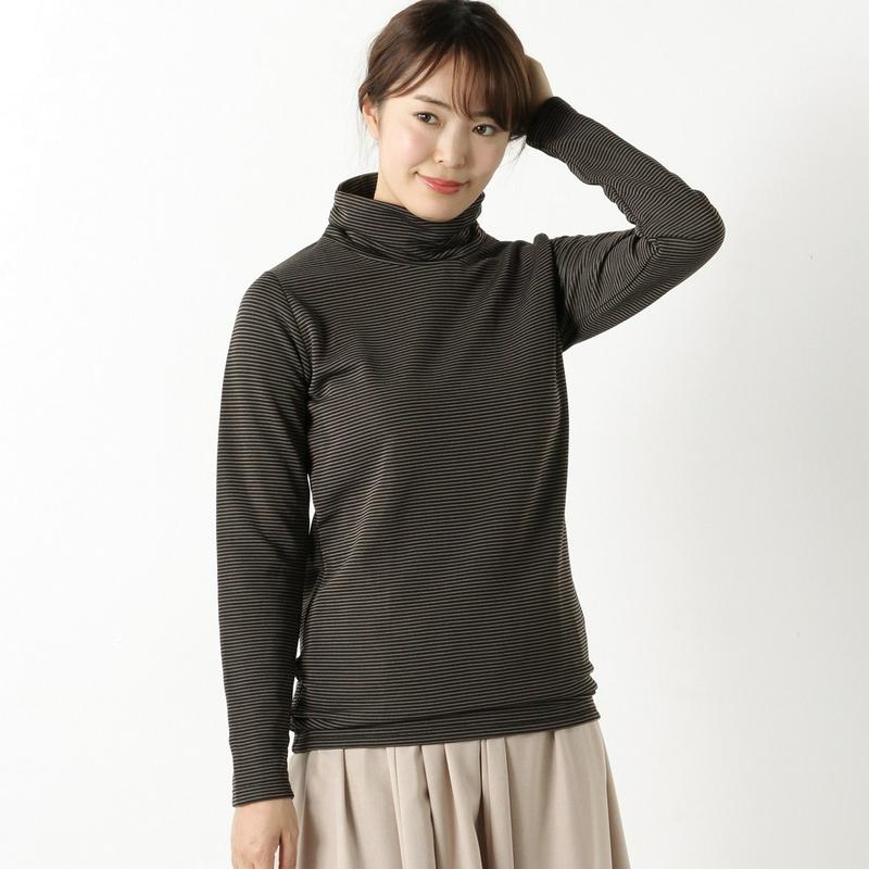 ストレッチ裏起毛無地クシュＴシャツ