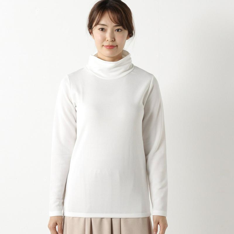 ストレッチ裏起毛無地クシュＴシャツ