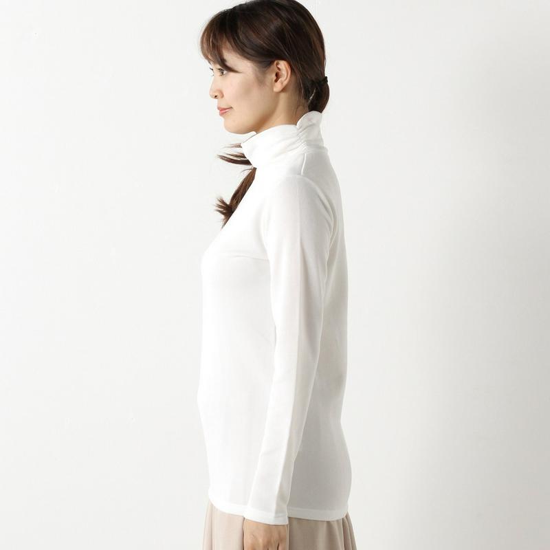 ストレッチ裏起毛無地クシュＴシャツ