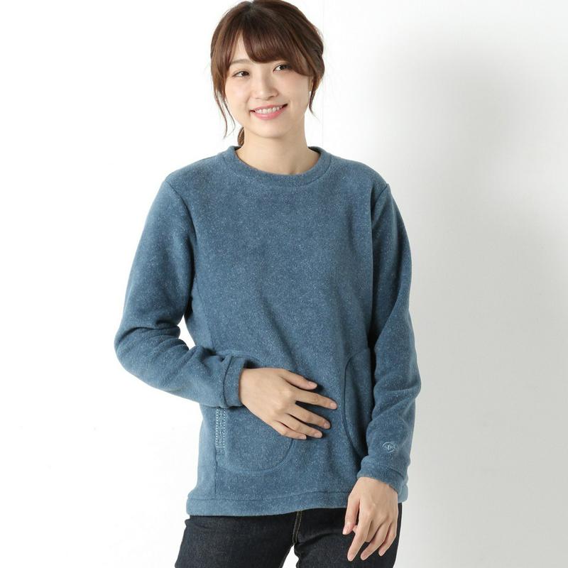 レディース　サーマルセーブルクルー長袖Ｔシャツ【帯電防止】