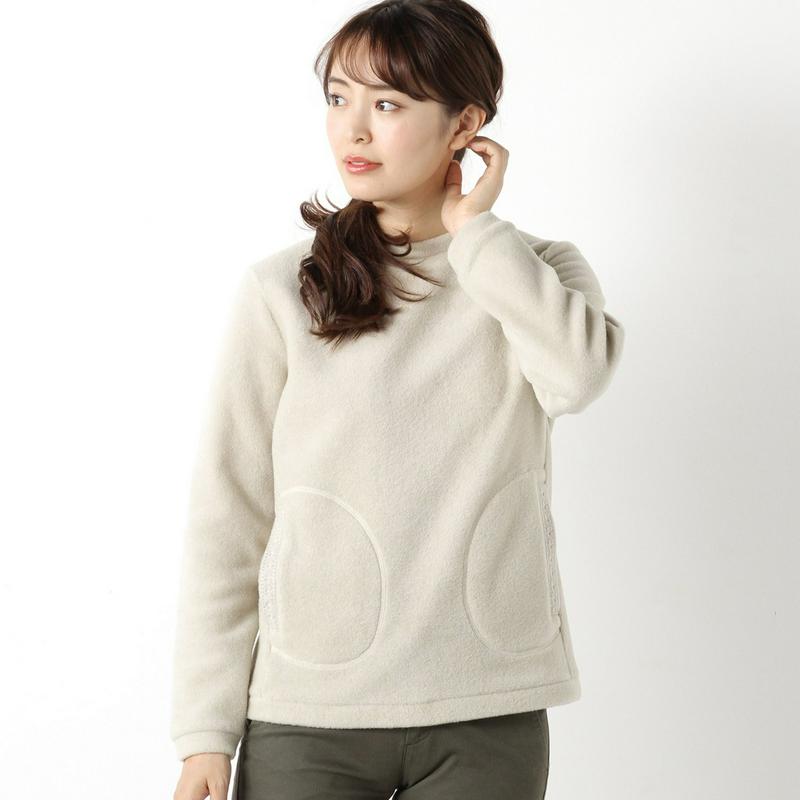 レディース　サーマルセーブルクルー長袖Ｔシャツ【帯電防止】