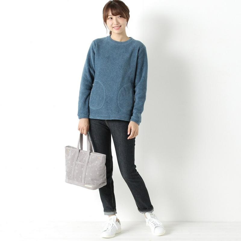 レディース　サーマルセーブルクルー長袖Ｔシャツ【帯電防止】