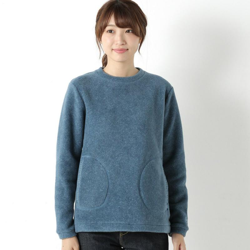 レディース　サーマルセーブルクルー長袖Ｔシャツ【帯電防止】