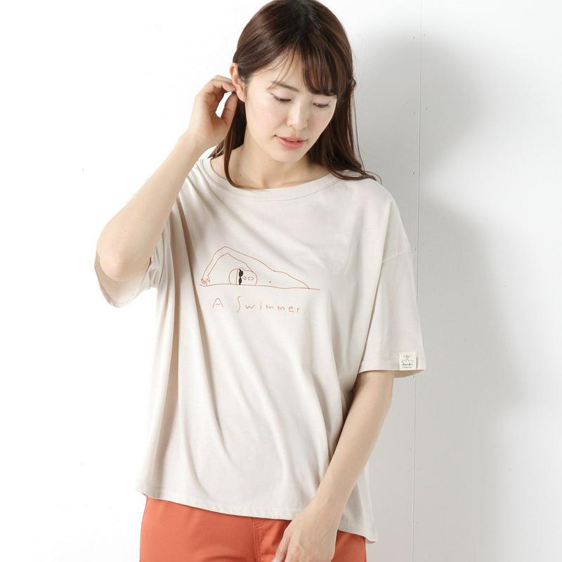 選べる１０柄展開◎ＵＶ・ＤＲＹ加工綿混ワイドＴシャツ