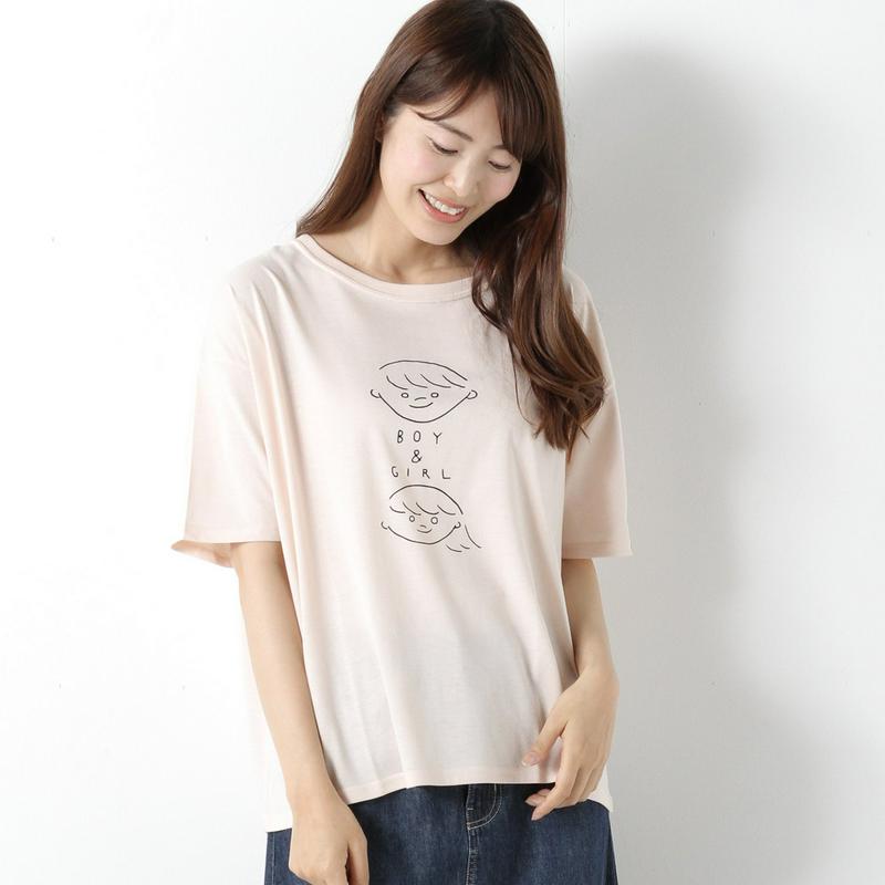選べる１０柄展開◎ＵＶ・ＤＲＹ加工綿混ワイドＴシャツ