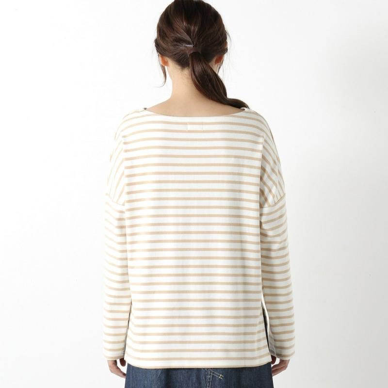 もちもちボーダー長袖Ｔシャツチュニック