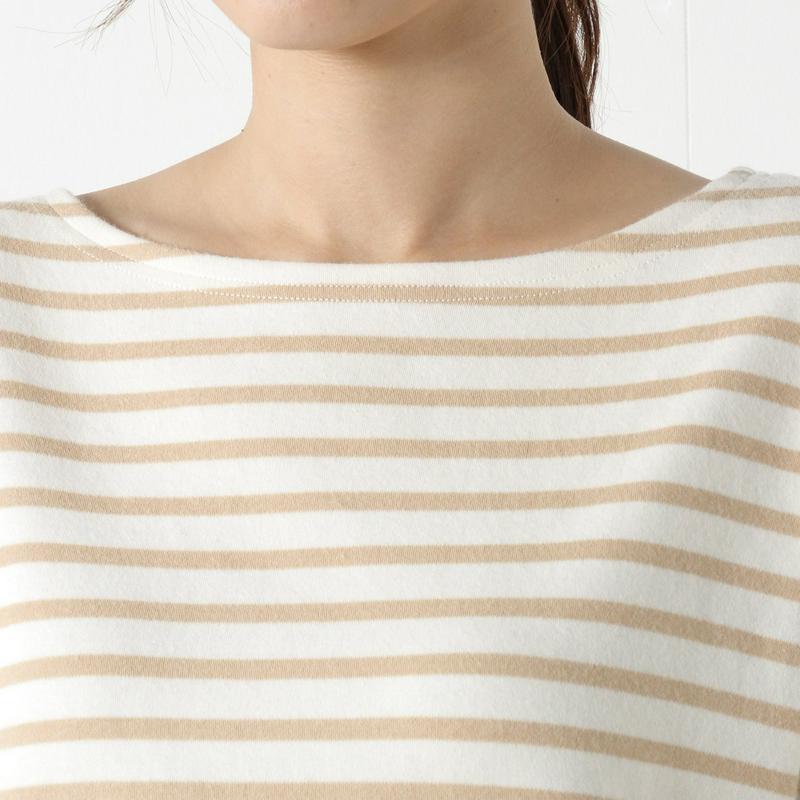 もちもちボーダー長袖Ｔシャツチュニック
