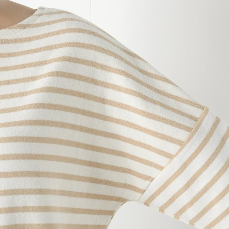 もちもちボーダー長袖Ｔシャツチュニック